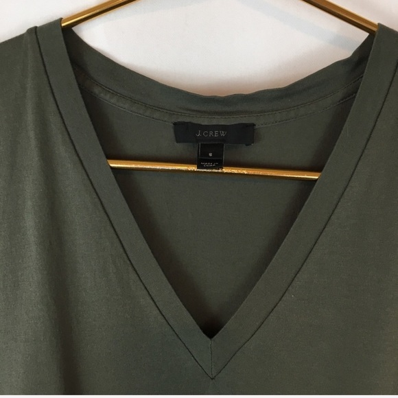 ✨5 FOR $25✨  J. Crew V-Neck Sparkle Side Stripe Tank Top - Picture 3 of 8